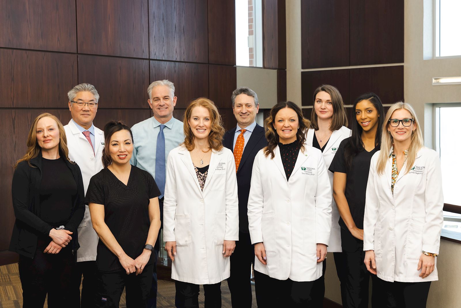 collage of plastic surgery and dermatology team